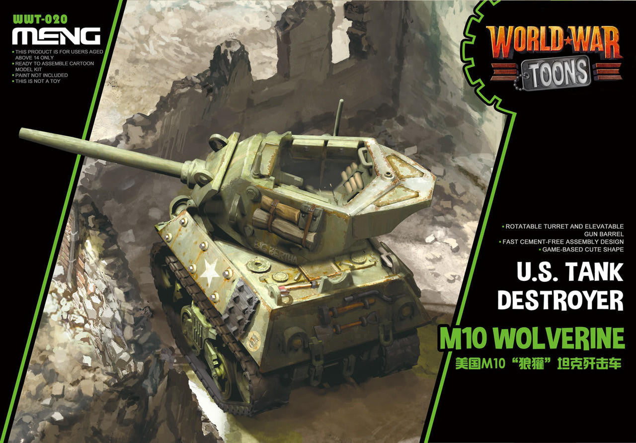 Meng M10 Tank Destroyer Toon Tank WT020 