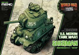 Meng M4A1 Sherman Toon Tank WT002