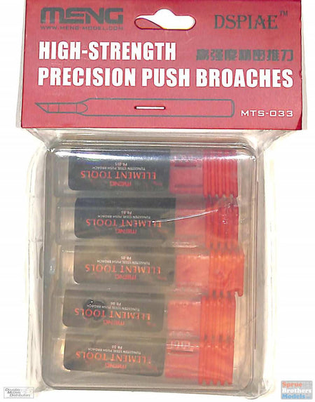 Meng Push Broaches Set Scribing Tips/Chisels x 5 MTS033