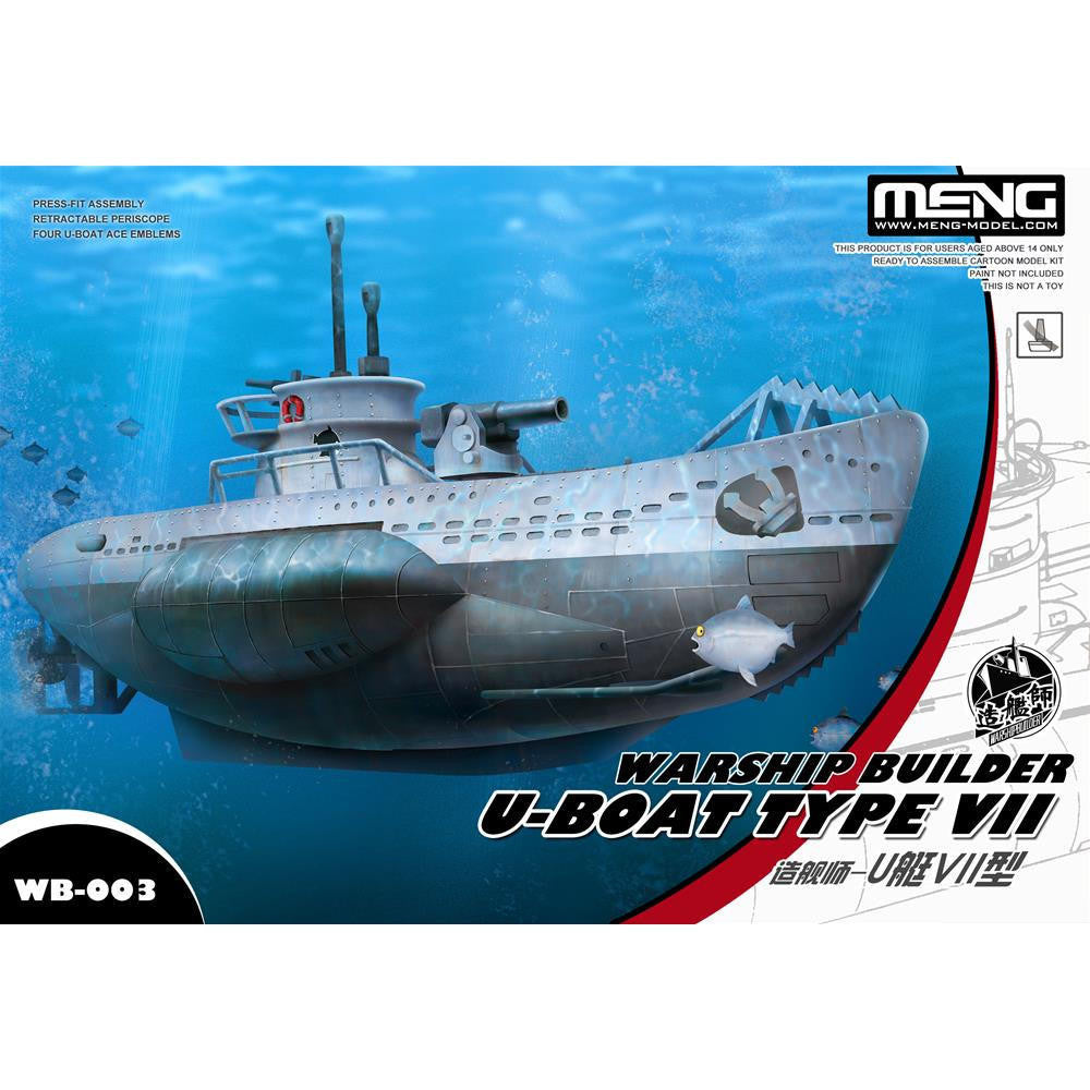 Meng U-Boat TpVII Toon Warship WB003