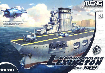 Meng USS Lexington Toon Warship WB001