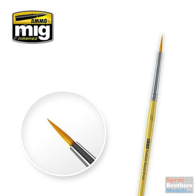 MiG AMMO 2/0 Synthetic Round Brush 8612