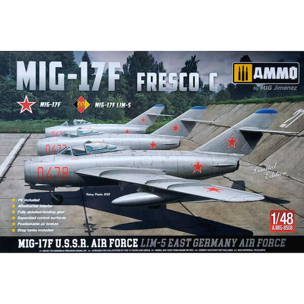 MiG Ammo 1/48 MiG-17F Fresco C / LIM-5 8508 