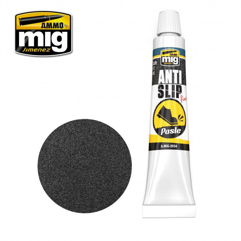 MiG Ammo Anti Slip Paste Black Color 2034 