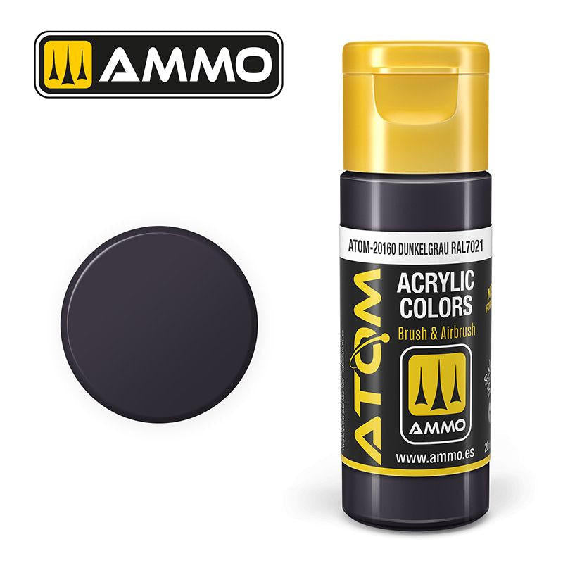 MiG Ammo ATOM COLOR Dunkelgrau FS26081- RAL7021 (20160) 