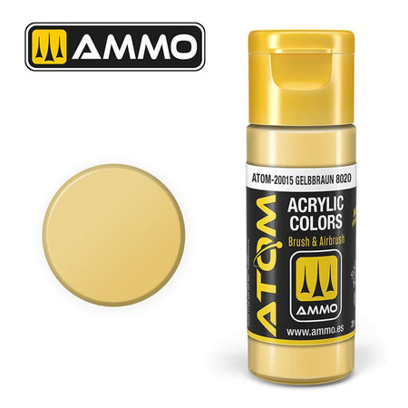 MiG Ammo ATOM COLOR Gelbbraun RAL8020 (20015) 