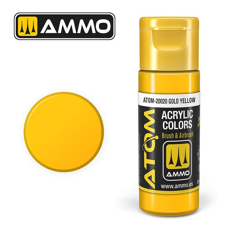 MiG Ammo ATOM COLOR Gold Yellow (20020) 