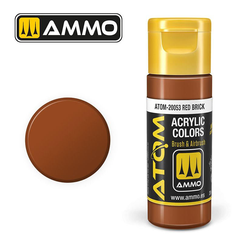 MiG Ammo ATOM COLOR Red Brick (20053) 