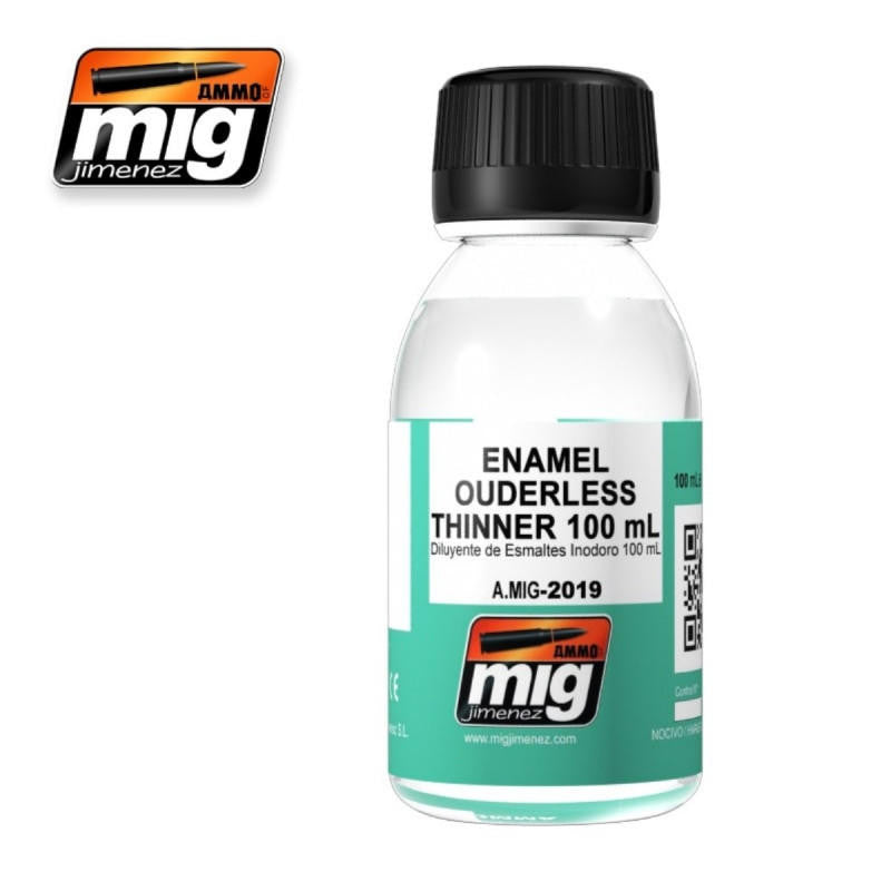 MiG Ammo Odorless Enamel Thinner 100ml 2019 