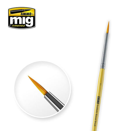 MiG Ammo Round Brush Synthetic No.1 8613