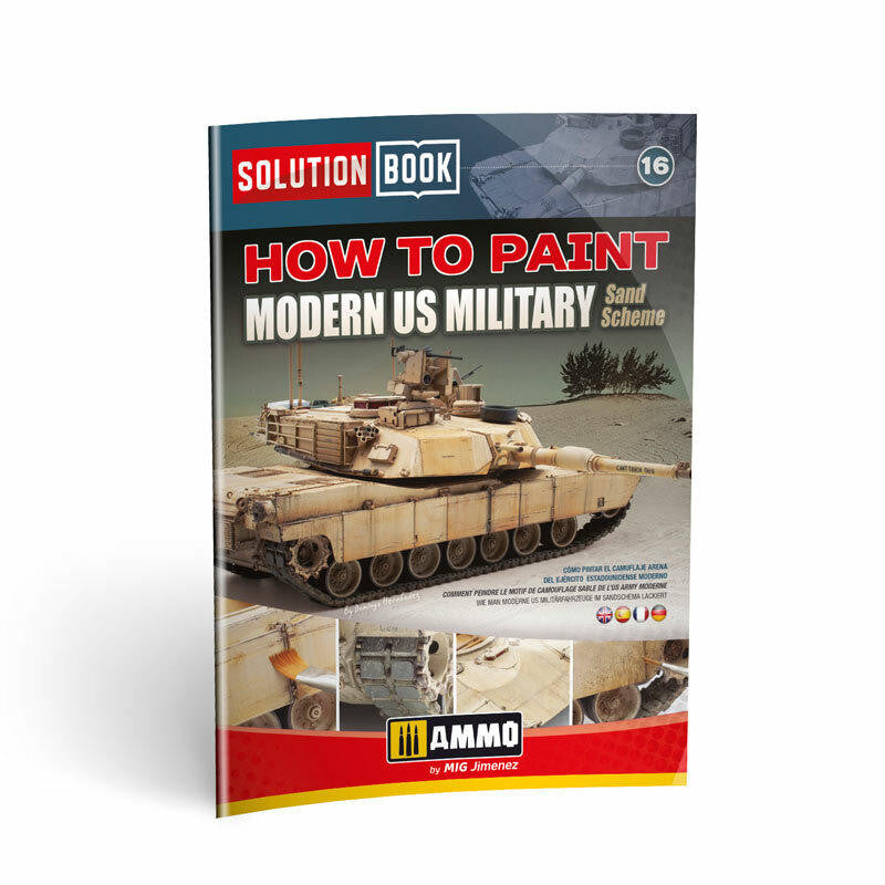 MiG Ammo Solution Book How to Paint Modern US Military Sand Scheme 6512