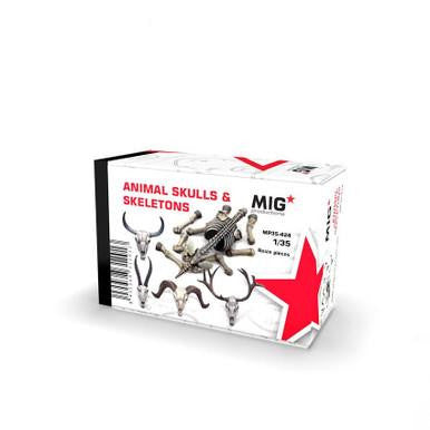 Mig Productions 1/35 Animal Skulls & Skeletons 35424 