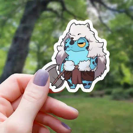 Mimic Gaming Co Barbarian Tabletop RPG Class Sticker 