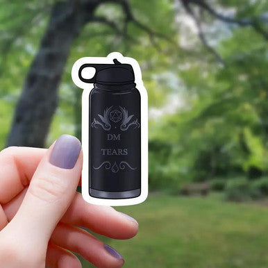 DM Tears Water Bottle Sticker