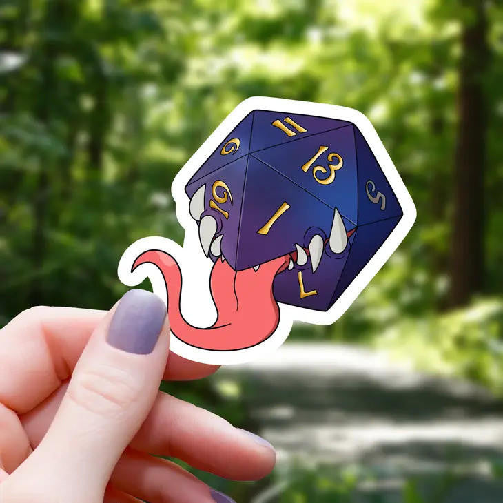 Mimic Gaming Co Mimic Monster Galaxy D20 Sticker 