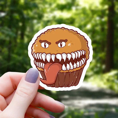 Mimic Muffin Monster Sticker
