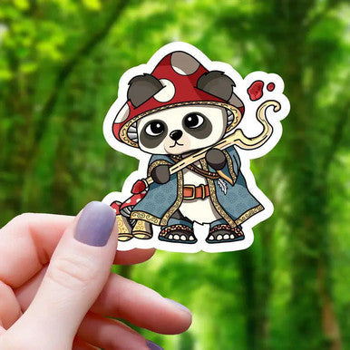 Panda Druid RPG Inspired Sticker