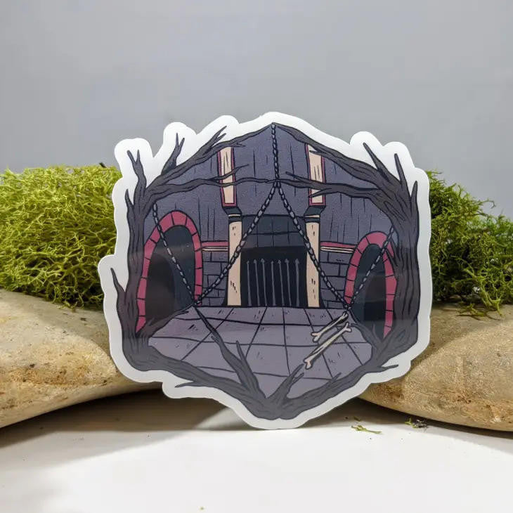 Mimic Gaming Co The Darkest Dungeon Depths D20 Dice Sticker 