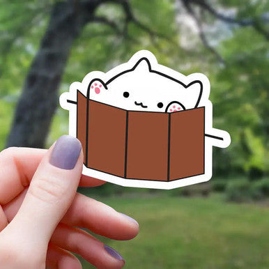 White Cat Game Master Tabletop RPG Sticker