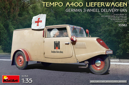 MiniArt 1/35 A400 Tempo Lieferewagen 3-Wheel Van 35382