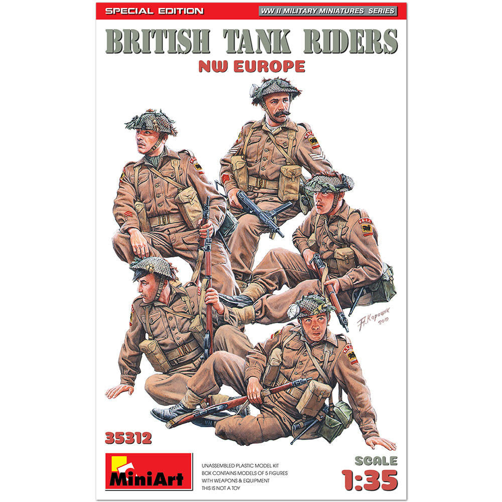 MiniArt 1/35 British Tank Riders NW Europe 35312
