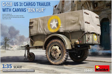 1/35 G-518 Trailer "Ben Hur" w/Canvas Cover 35443