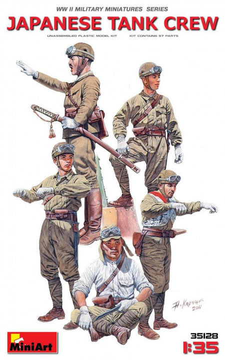 MiniArt 1/35 Japanese Tank Crew 35128 