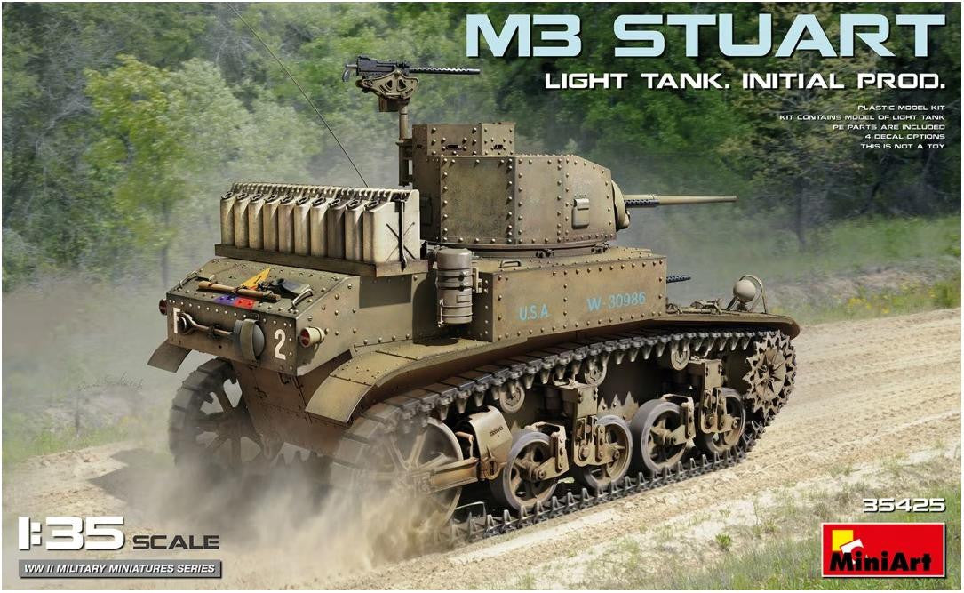 MiniArt 1/35 M3 Stuart Initial Production 35425 