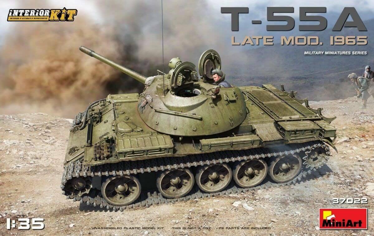 MiniArt 1/35 T-55A Late Model w/Interior 37022