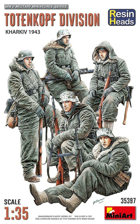 MiniArt 1/35 Totenkopf Div Kharkov 1943 w/Resin Heads 35397