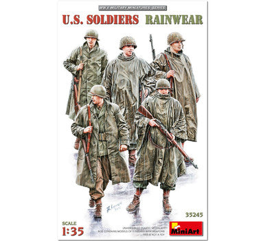 1/35 U.S. Soldiers in Rainwear 35245