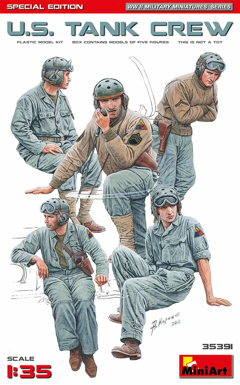 MiniArt 1/35 US Tank Crew Special Edition 35391