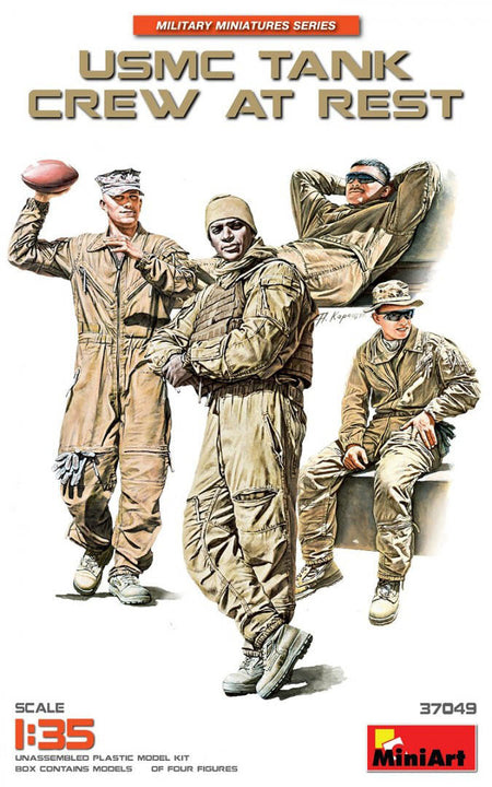 MiniArt 1/35 USMC Tank Crew at Rest 37049