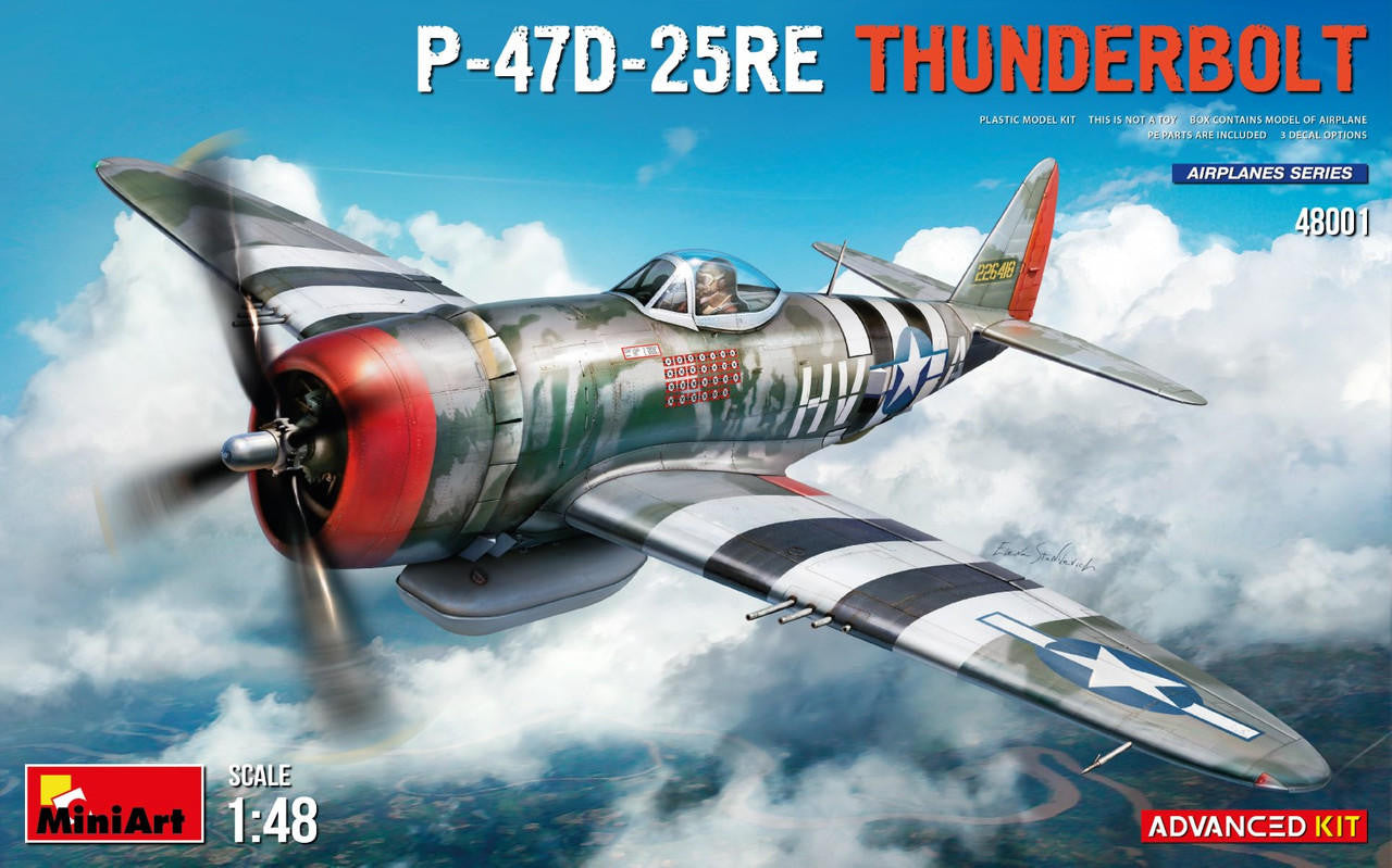 MiniArt 1/48 P-47D-25RE Thunderbolt Advanced 48001 