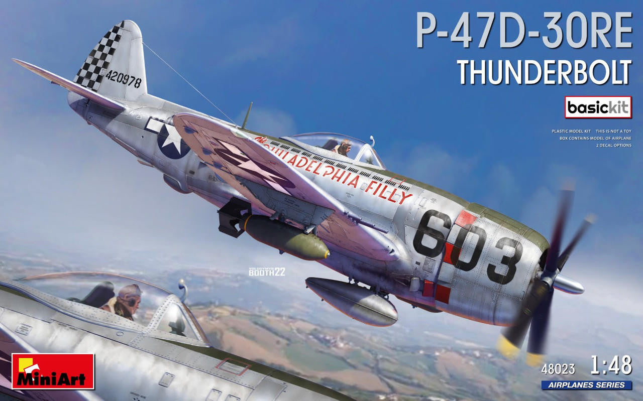 MiniArt 1/48 P-47D-30RE Thunderbolt Basic 48023 