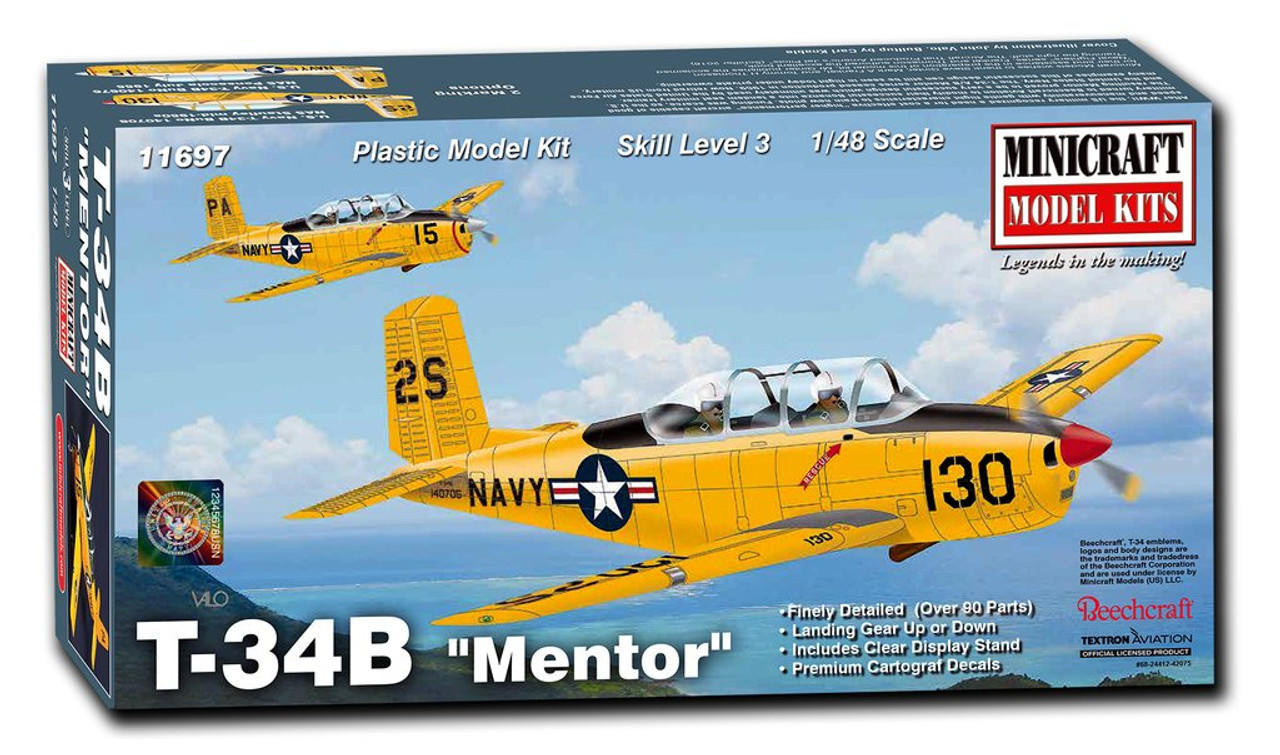 Minicraft 1/48 T-34B Mentor USN 11697 