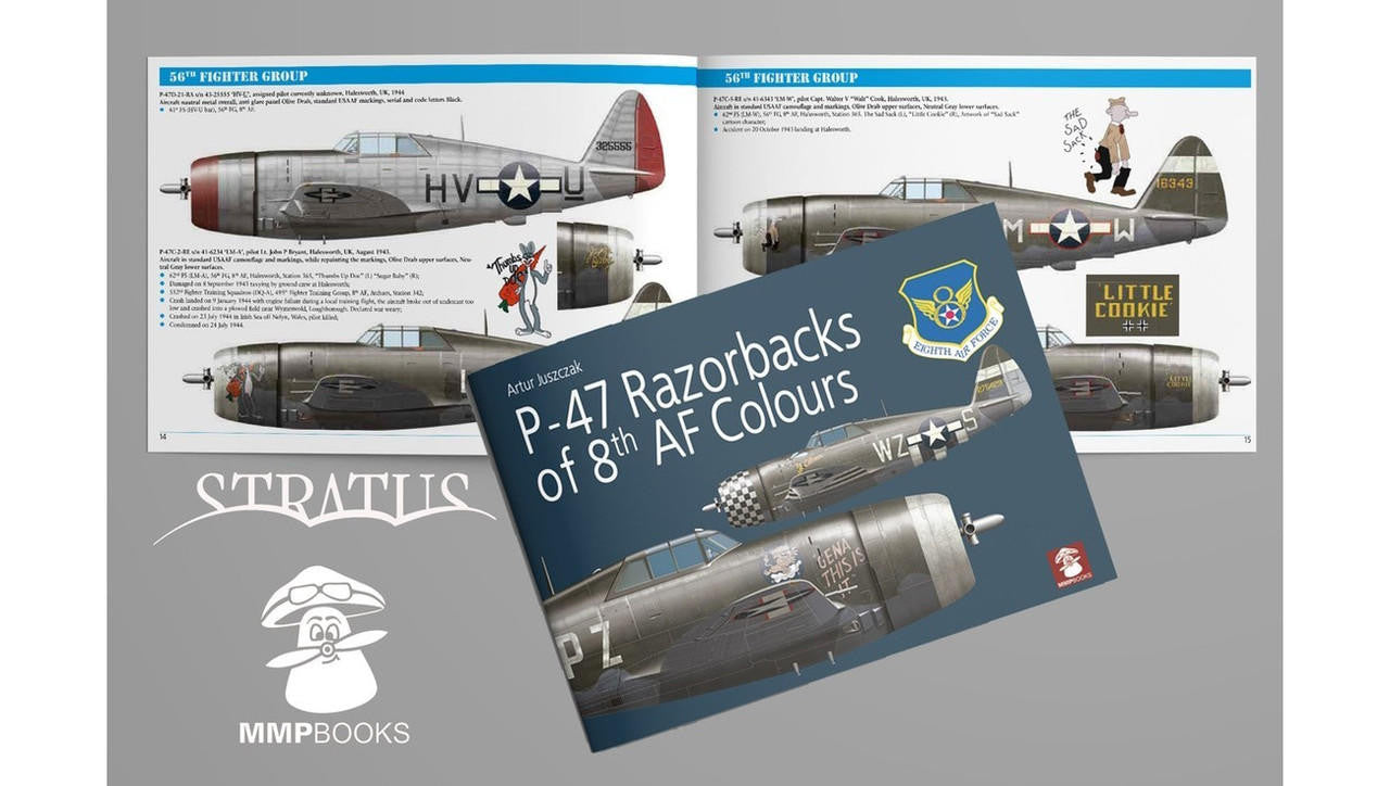 MMP Books P-47 Razorback of the 8th AF Colors 