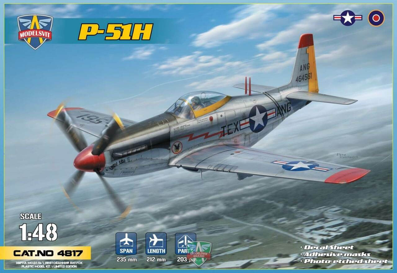 Modelsvit 1/48 P-51H Mustang 48017