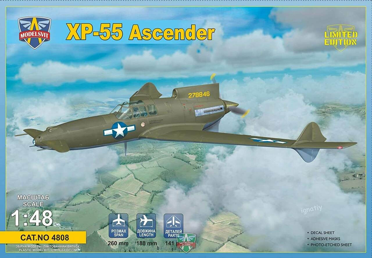 Modelsvit 1/48 XP-55 Ascender 48008