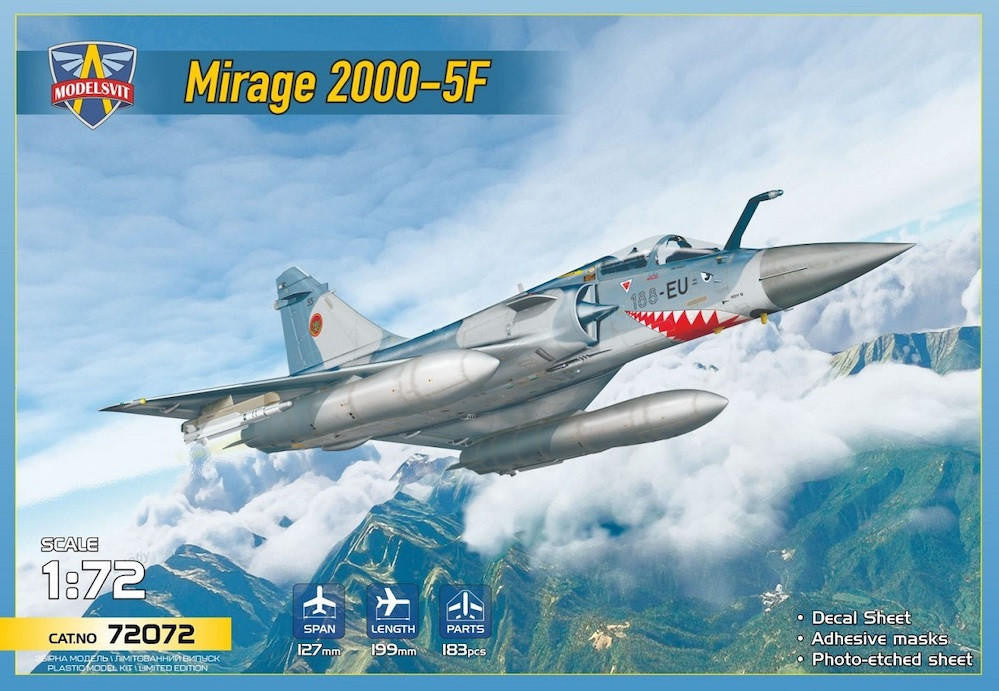 Modelsvit 1/72 Mirage 2000-5F 72072 