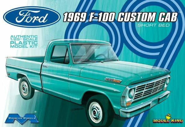 Moebius 1/25 1969 Ford F100 Custom Cab Short Bed Ltd Ed 1227