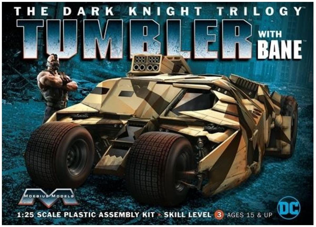 Moebius 1/25 Batman Dark Knight Tumbler w/Bane 967 