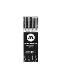 Molotow Blackliner Pen Set #1 200486
