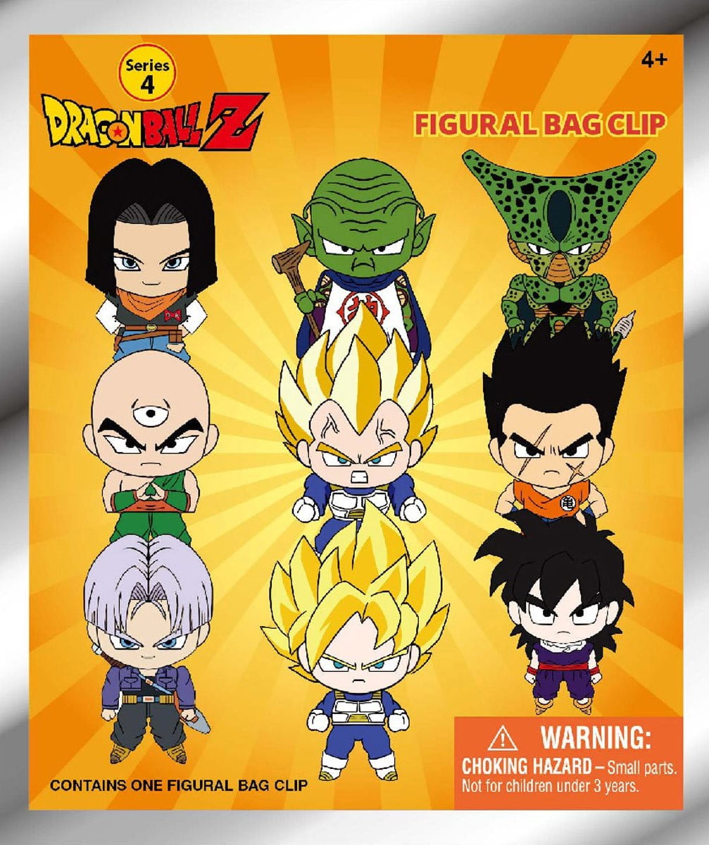 Dragon Ball Z 3D Foam Bag Clip, Series 4, package front