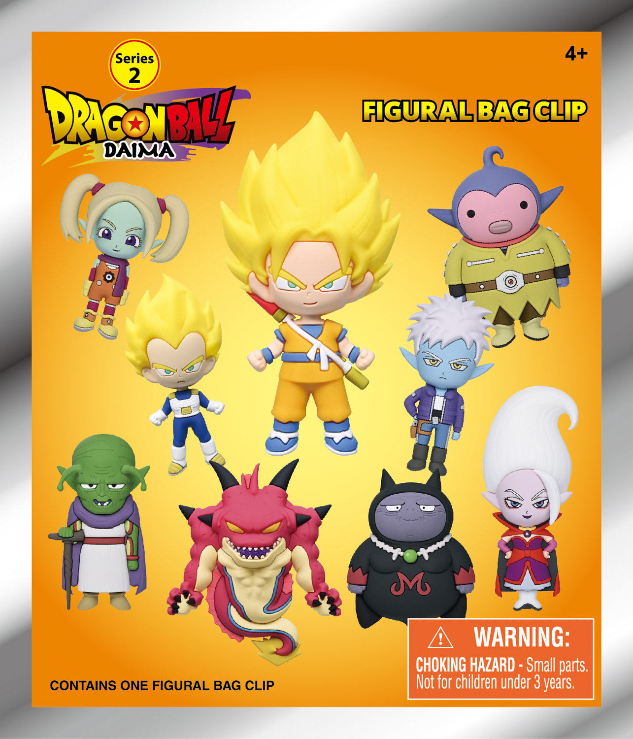 Dragon Ball Daima 3D Foam Bag Clip, Series 2, package front