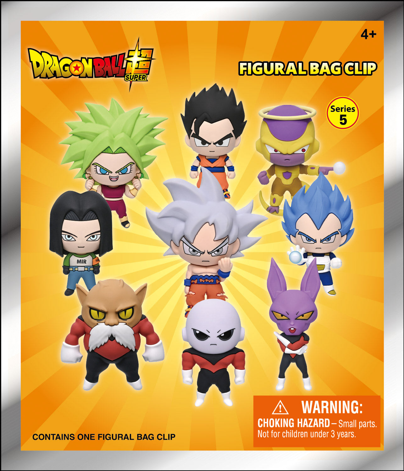Dragon Ball Super 3D Foam Bag Clip, Series 5, package front