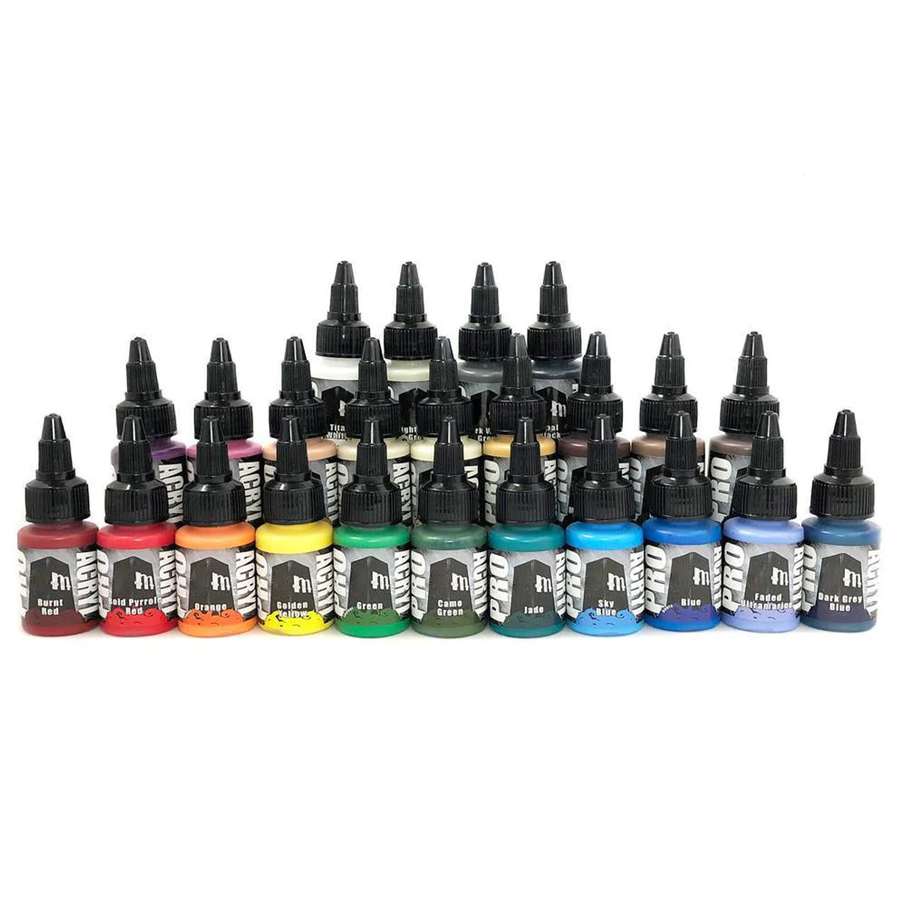 Monument Hobbies Pro Acryl Base Set 