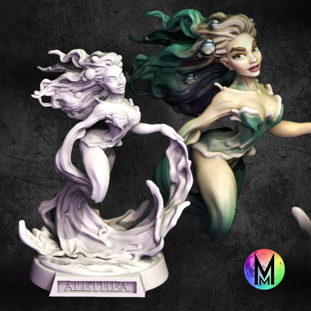 Moonlight Minis Alethea the Naiad (Based) 
