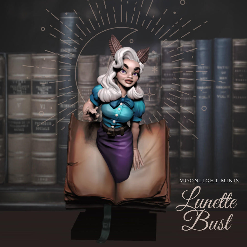 Moonlight Minis Lunette Book Bust 