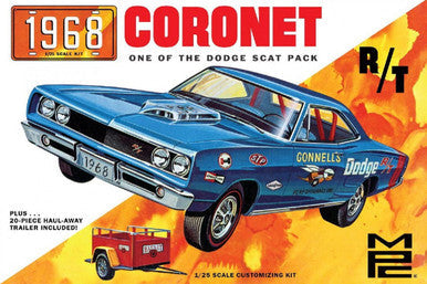 1/25 1968 Dodge Coronet Hardtop w/Trailer 975